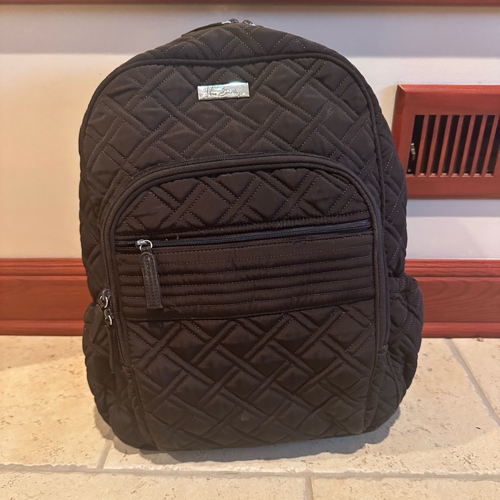 Vera Bradley Quilted Dark Backpack